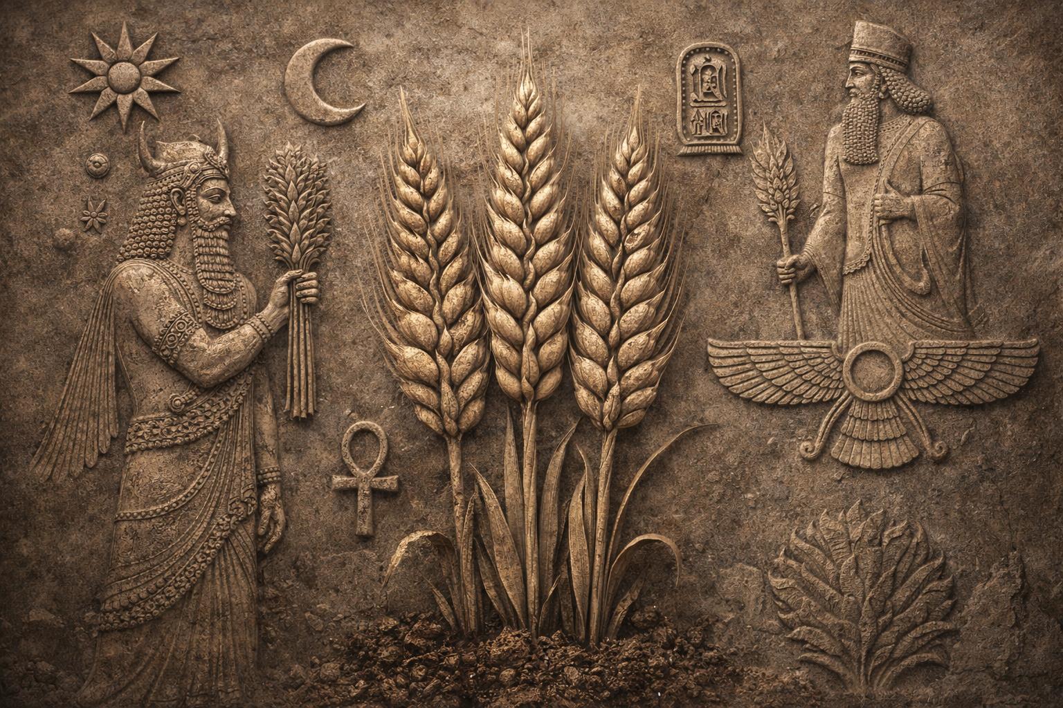 نماد گندم در تمدنهای باستانی و اسطورههای کهن