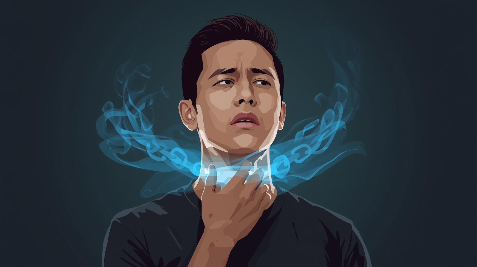 علائم بسته بودن چاکرای گلو