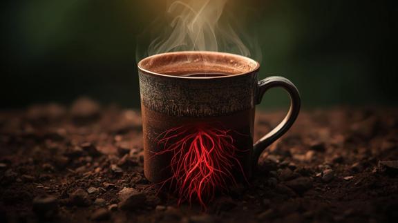 تاثیر قهوه بر چاکرای ریشه