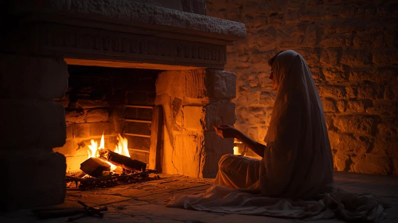 الهه هستیا، نگهبان آتش مقدس خانه | افسانه، نماد و آیین امروزی