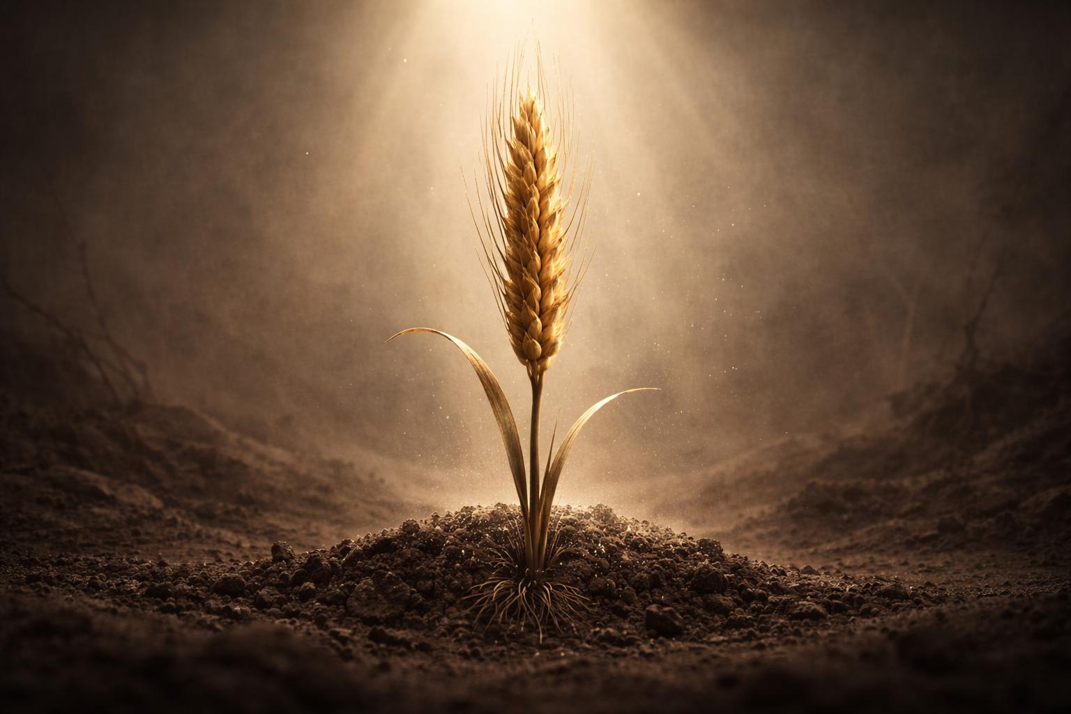 نماد گندم چیست؟ | تحلیل عمیق معنا، تاریخ، اسطوره و نمادشناسی گندم