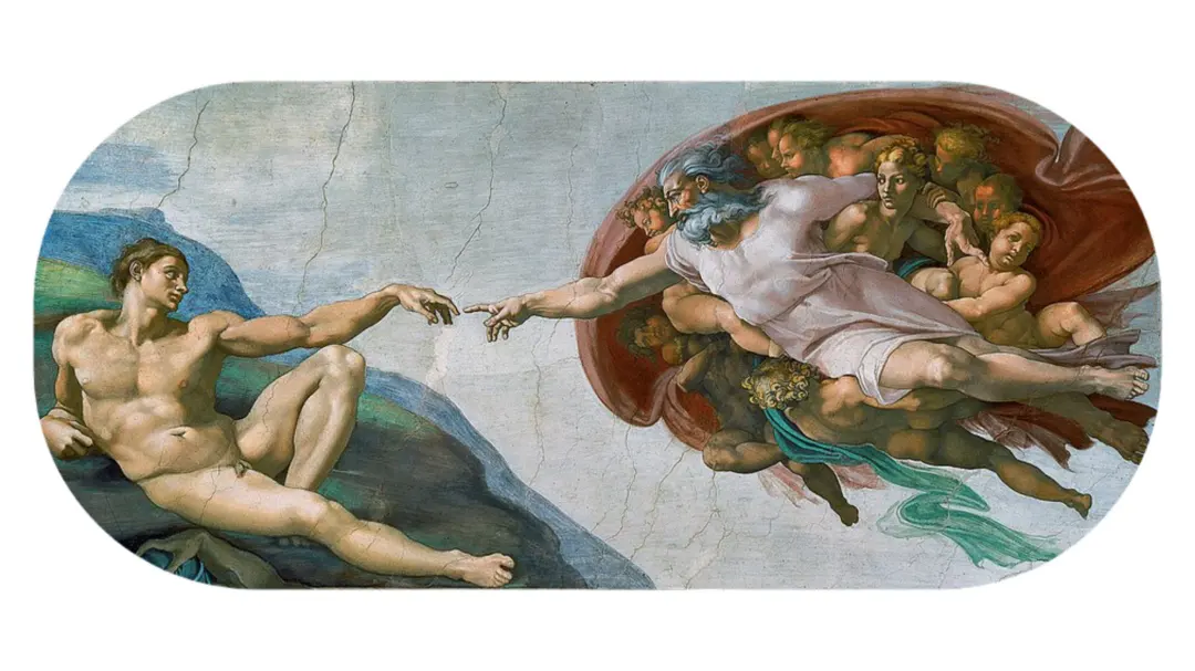نقاشی آفرینش آدم میکل آنژ: تحلیل کامل، نمادها و معانی