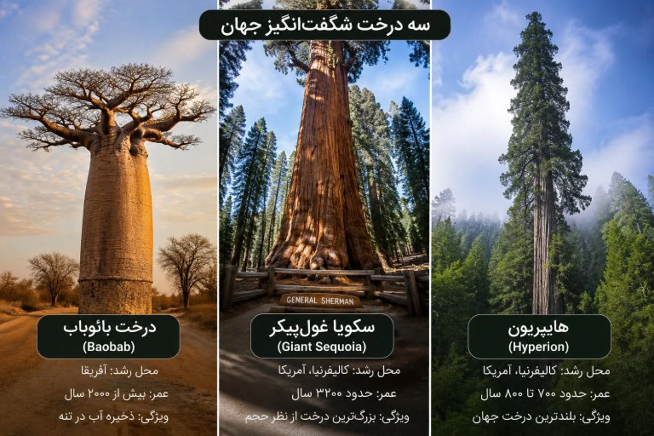 انواع درخت های خاص دنیا شگفت انگیز ترین درختانی که طبیعت خلق کرده است
